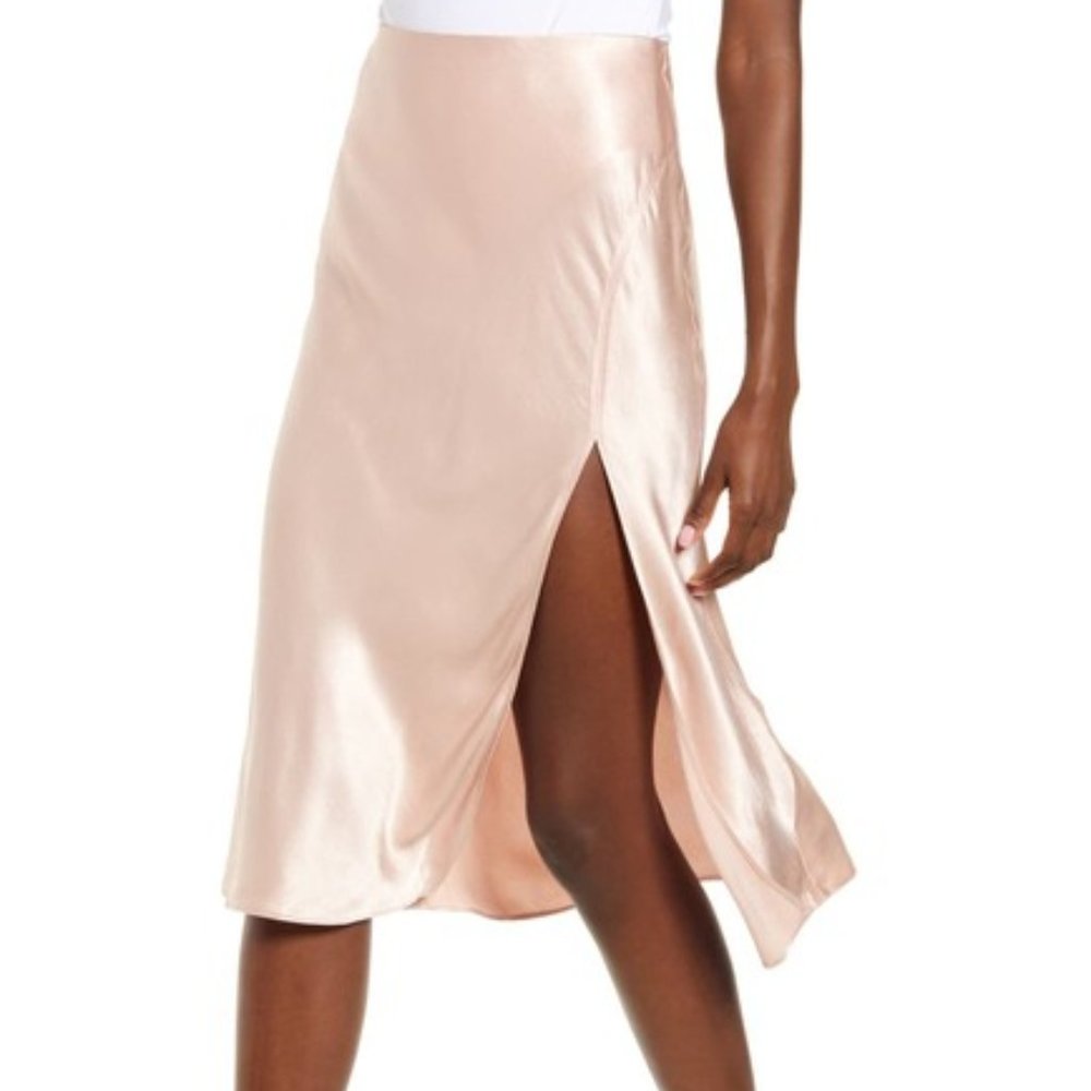 Socialite Bias Cut Satin Skit